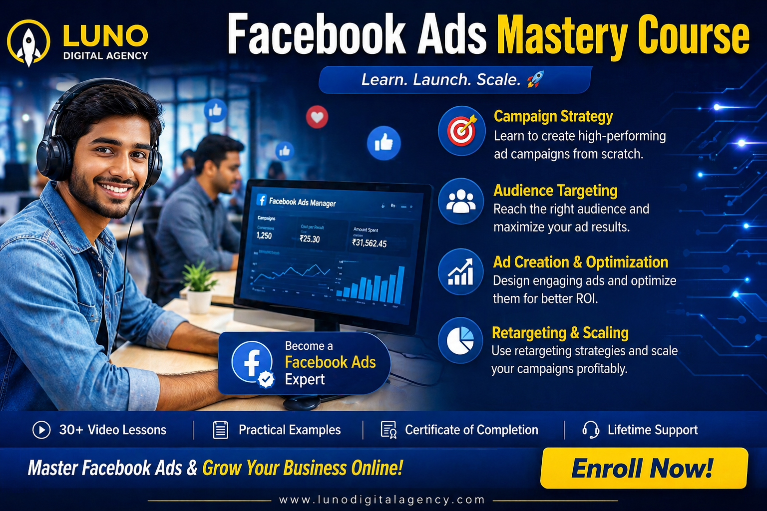 Facebook Ads Mastery Course